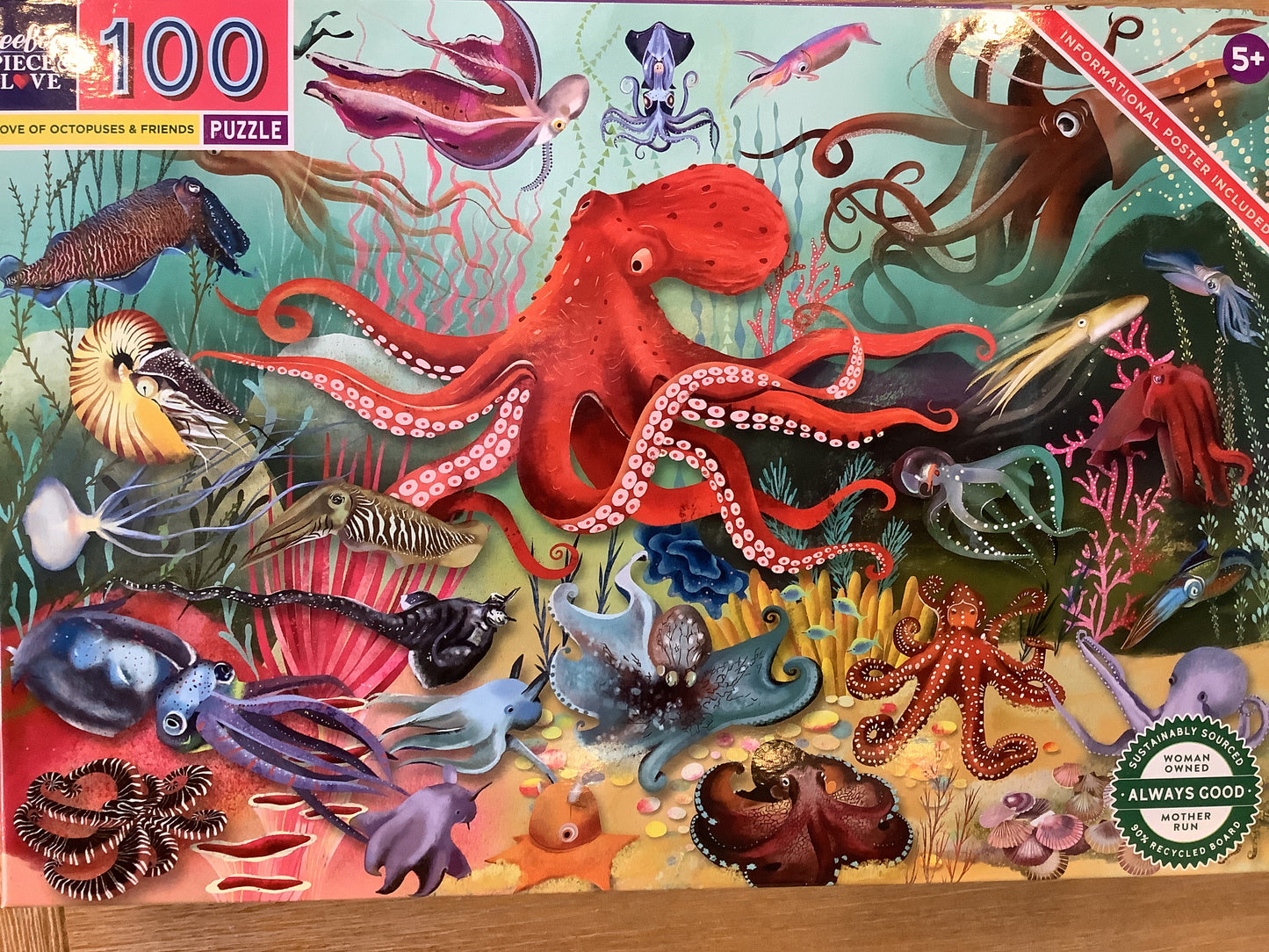 Love of Octopuses & Friends 100 pc
