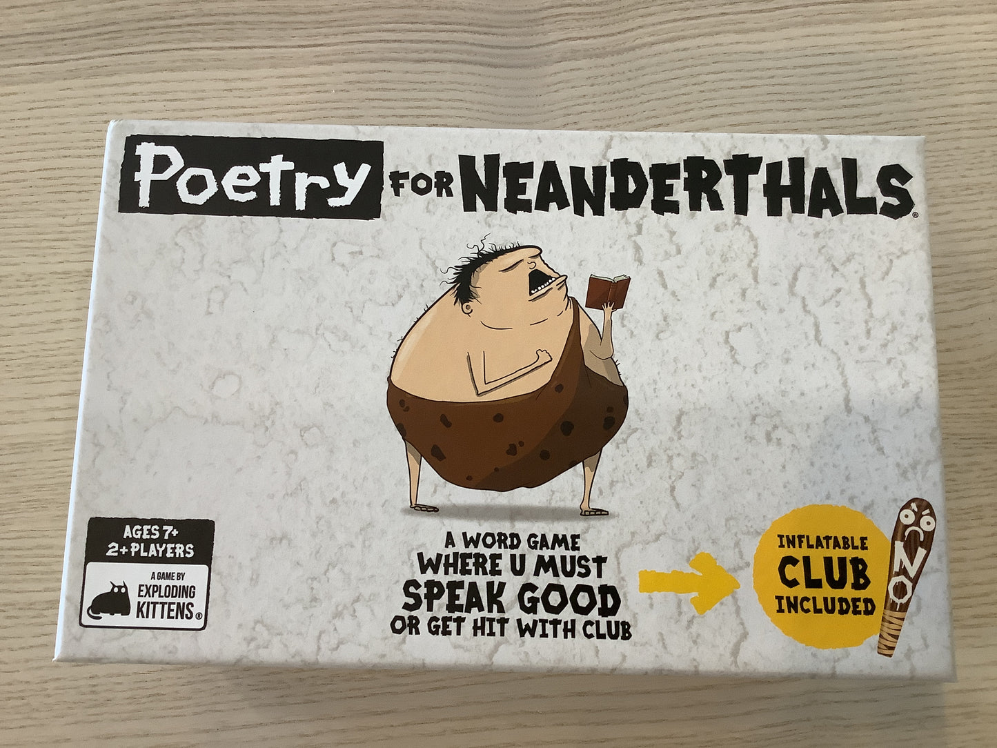 DEMO-Poetry for Neanderthals