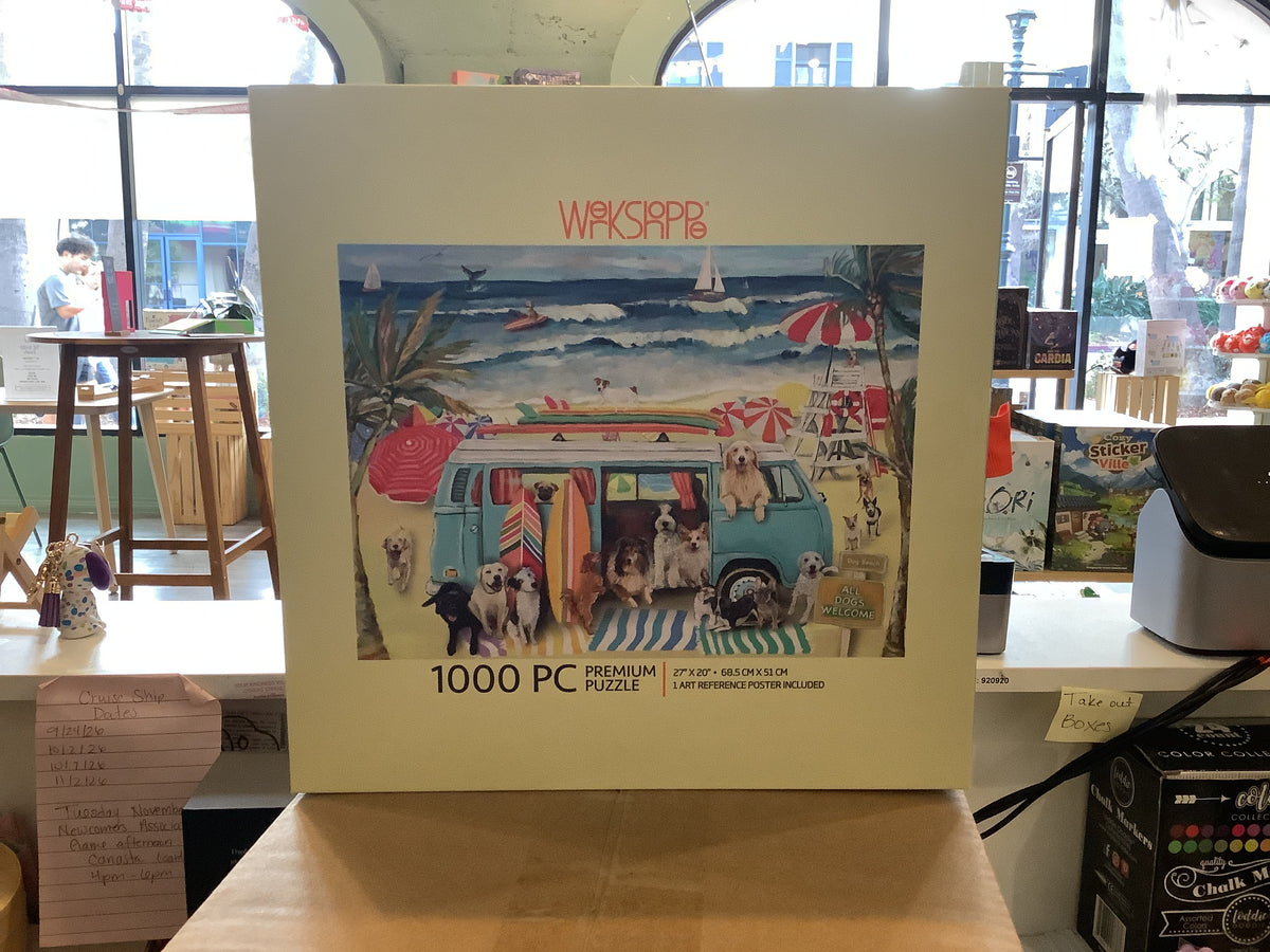 Doggie Surf School 1000pc Puzzle