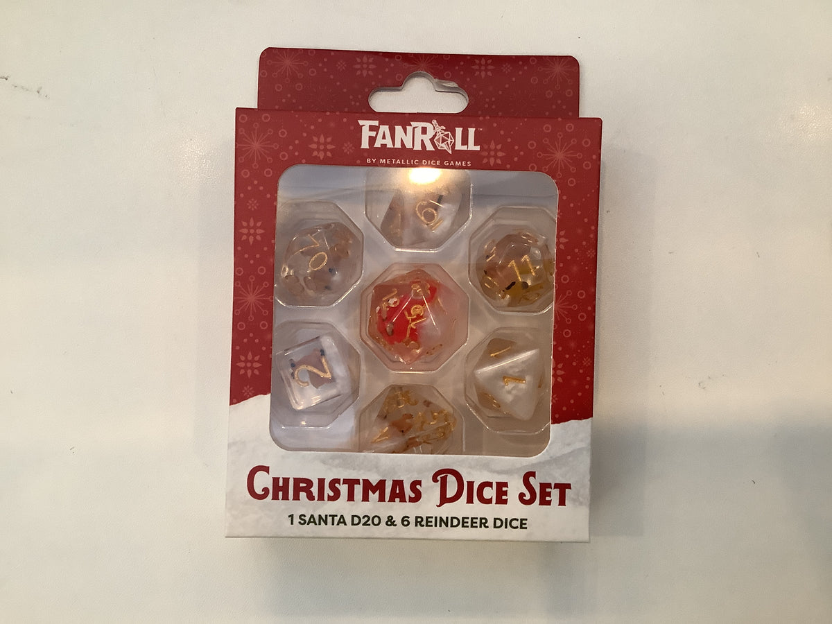 Christmas Resin Dice Set