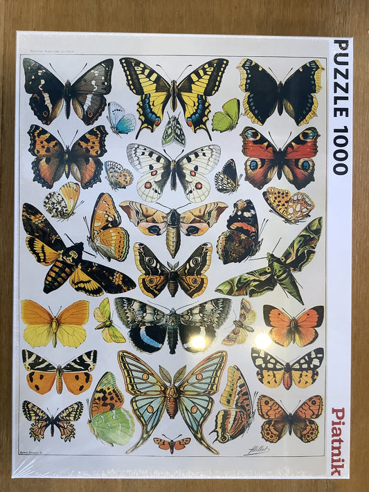 Butterflies and Moths 1000pc. Puzzle