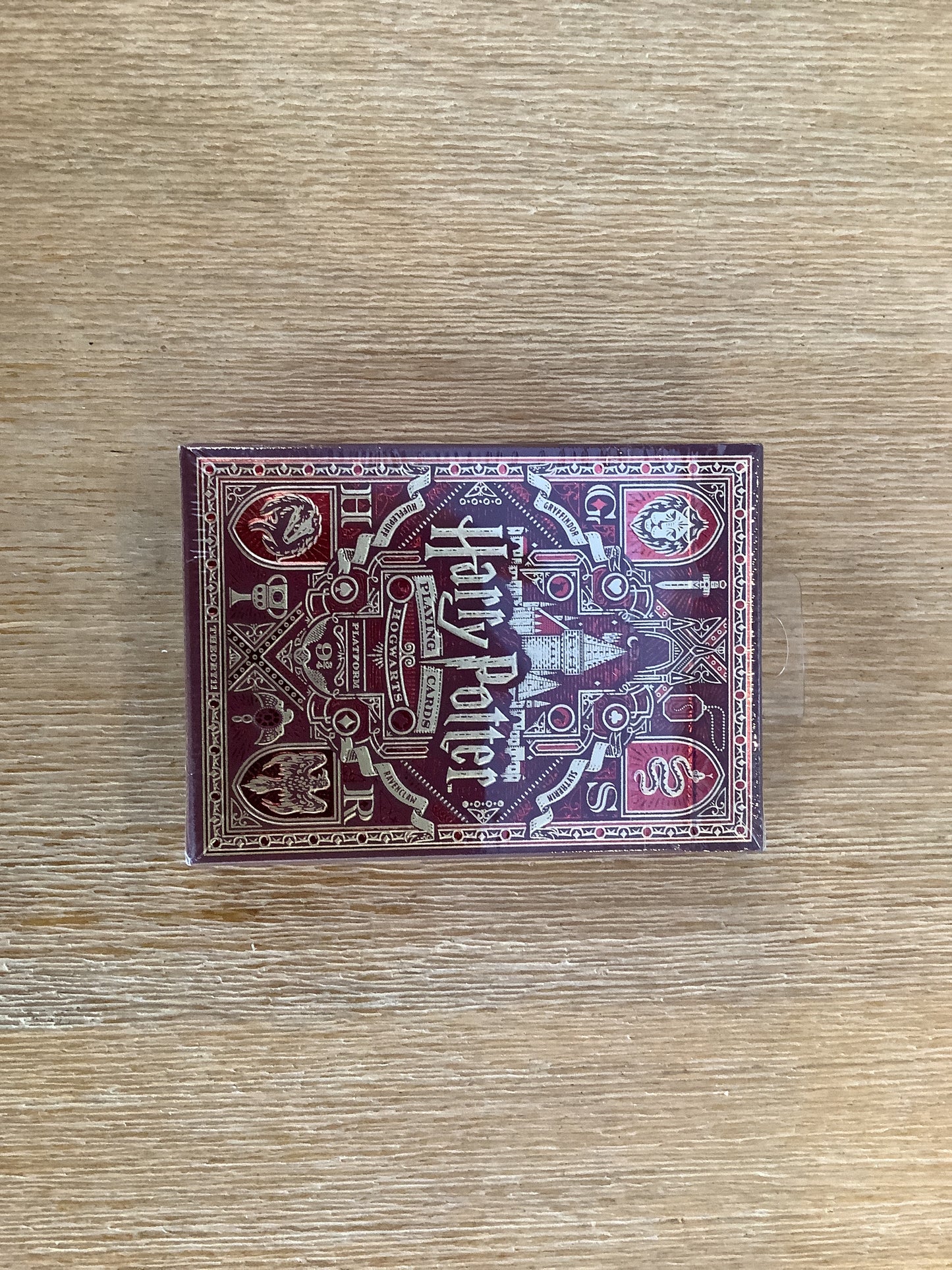 Gryffindor Red Playing Cards