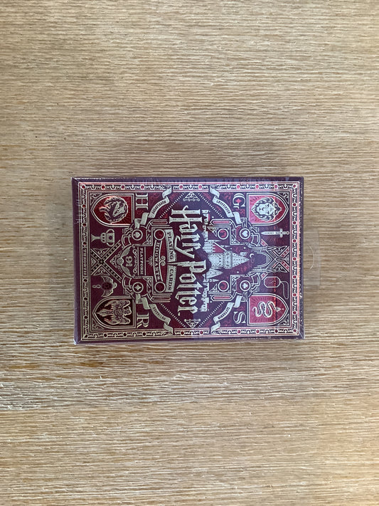 Gryffindor Red Playing Cards