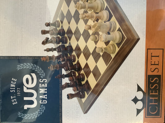 Classic Staunton Wood Chess Set (We Games)