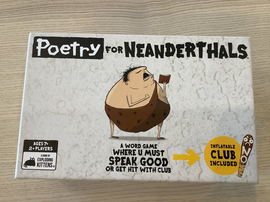 DEMO-Poetry for Neanderthals