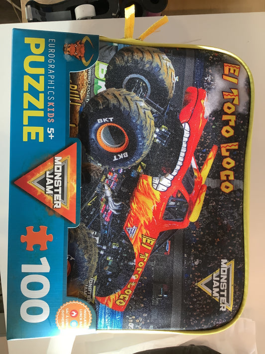 Monster Jam: El Toro Loco Kids 100pc. Puzzle