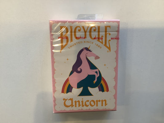 Unicorn Bicycle Playing Cards