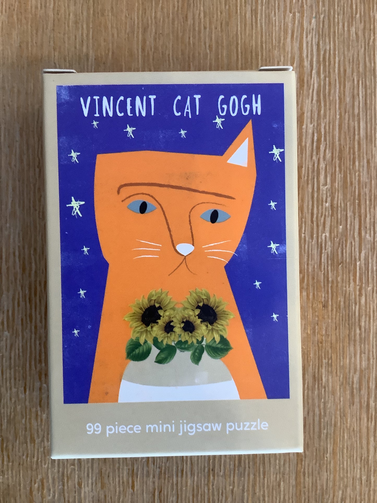 Vincent Cat Gogh Mini Jigsaw Puzzle