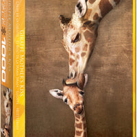 Giraffe Mother's Kiss 1000pc. Puzzle