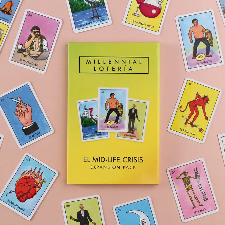 Millennial Loteria-El Mid-Life Crisis Expansion Pack