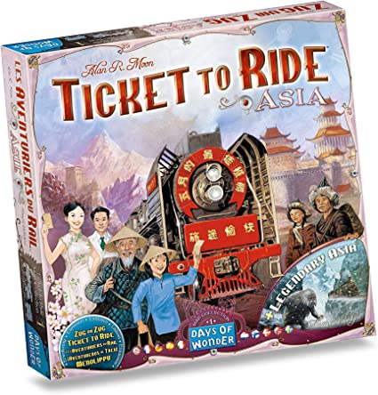 Ticket to Ride-Asia + Legendary Asia Expansion
