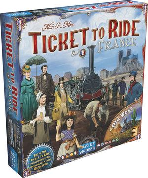 Ticket to Ride-France + Old West Expansion