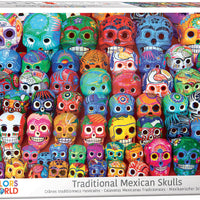 Traditional Mexican Skulls 1000pc. Puzzles