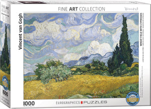 Wheat Field with Cypresses 1000pc. Puzzle