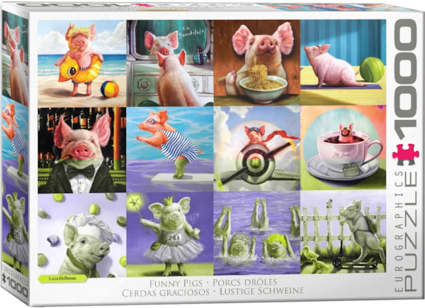 Funny PIgs 1000pc. Puzzle