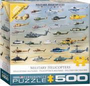 Military Helicopters 500pc. Puzzle