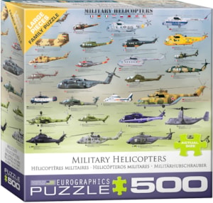Military Helicopters 500pc. Puzzle