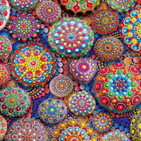 Meditative Mandala Stones 1000pc. Puzzle