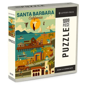 Santa Barbara California Geometric 1000pc. Puzzle