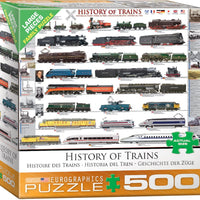 History of Trains 500pc. Puzzle
