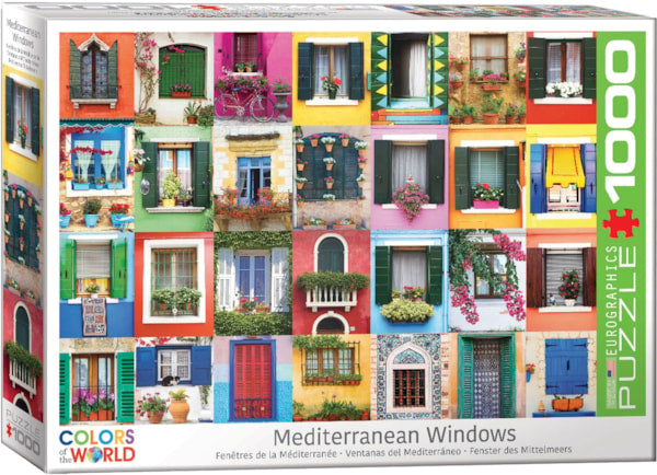 Mediterranean Windows 1000pc. Puzzle